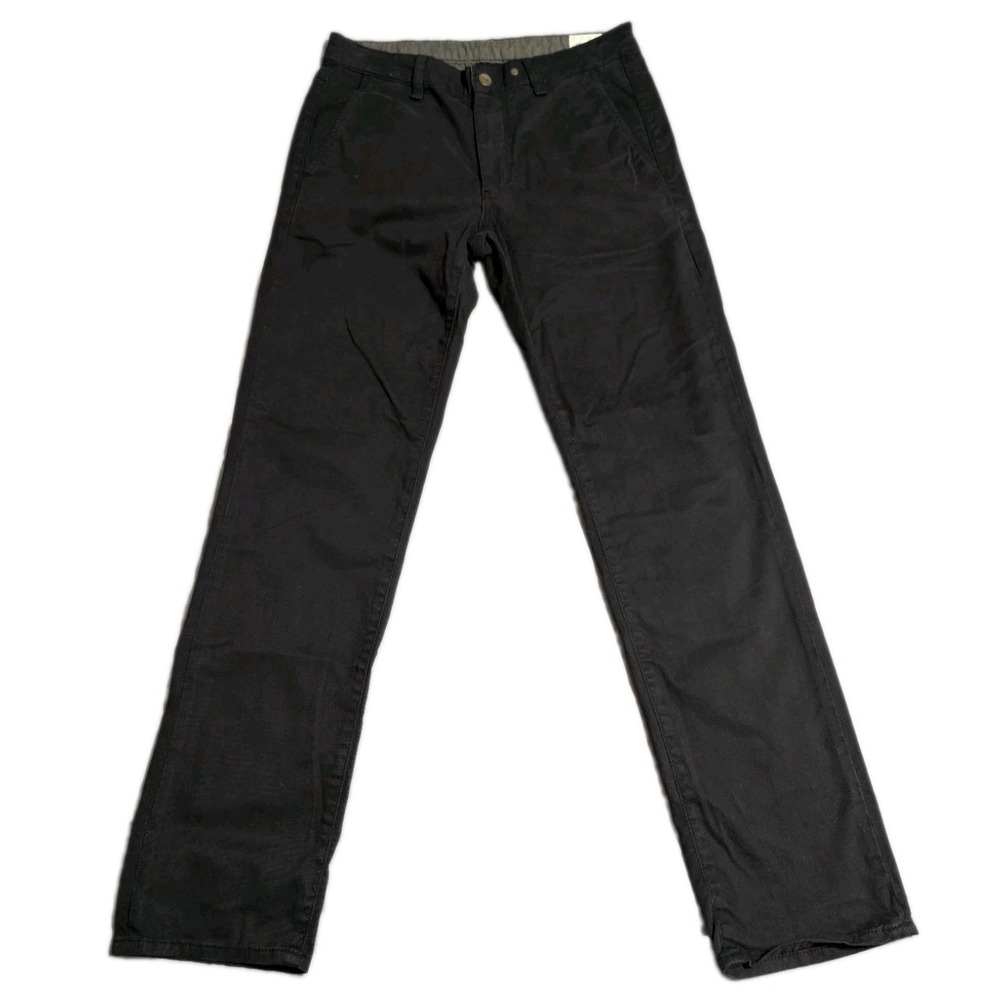Rag & Bone Fit 2 Slim Chino Pants Mens 30 Black Stretch Cotton